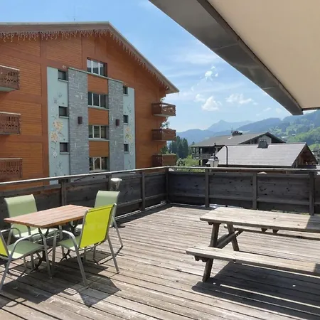 6 Pers, 50m Des Pistes, Centre, Terrasse 48m², Parking, Wifi - - Fr-1-623-1 Les Gets