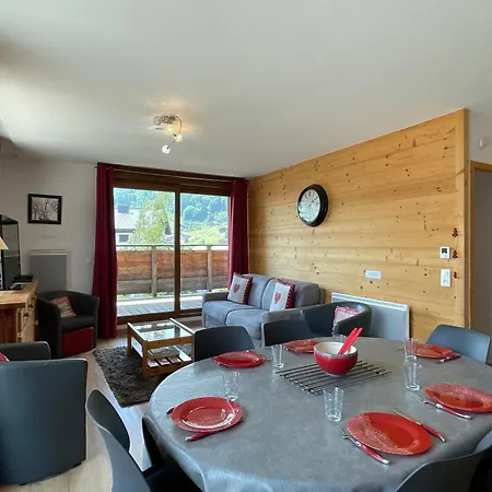 6 Pers, 50m Des Pistes, Centre, Terrasse 48m², Parking, Wifi - - Fr-1-623-1 Daire Les Gets